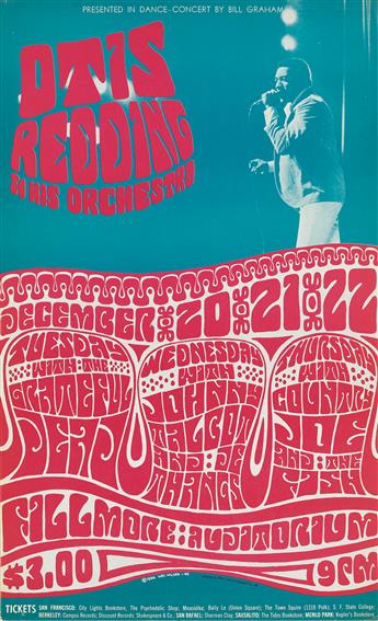 WES WILSON (1937- ). [PSYCHEDELIC ROCK CONCERTS.] Group of 15 posters. 1966-1967. Sizes vary.